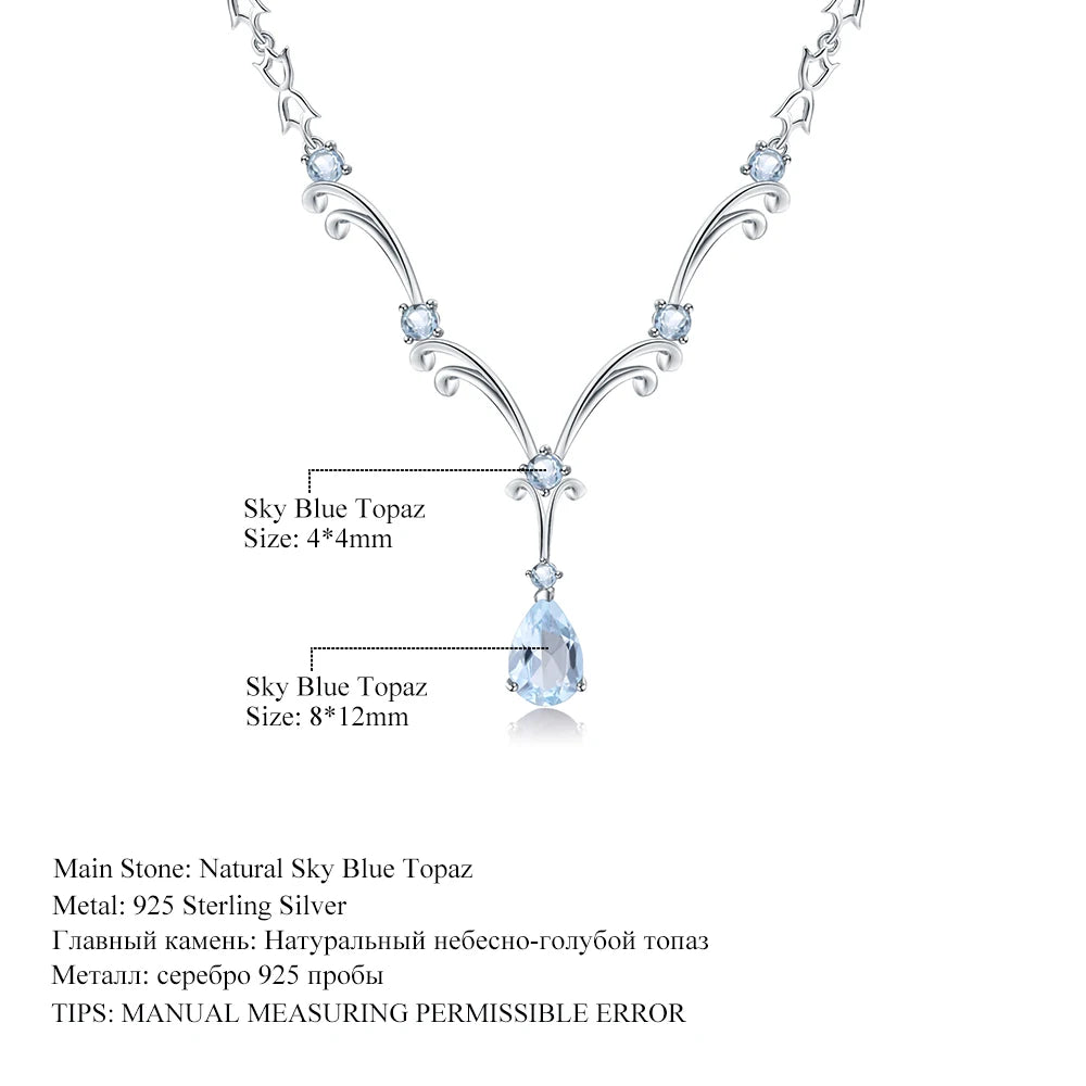 GEM'S BALLET 5.31Ct Natural Sky Blue Topaz