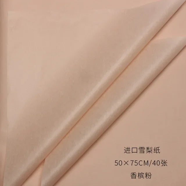 40pcs/lot 50x75cm DIY Tissue Paper Clothing Packing