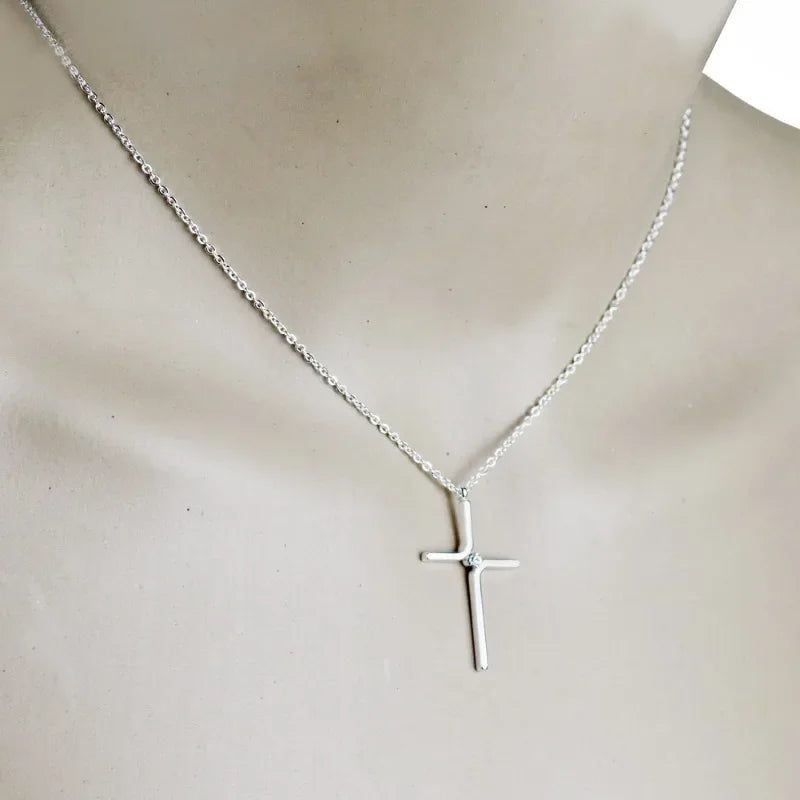 Cross Pendant New Simple Necklace