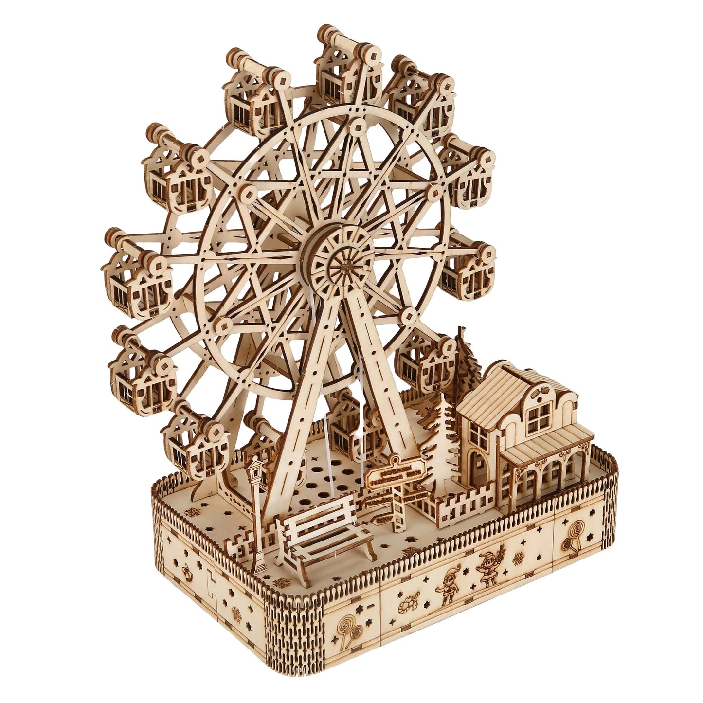 ferris wheel Model DIY 3D Wooden Puzzle