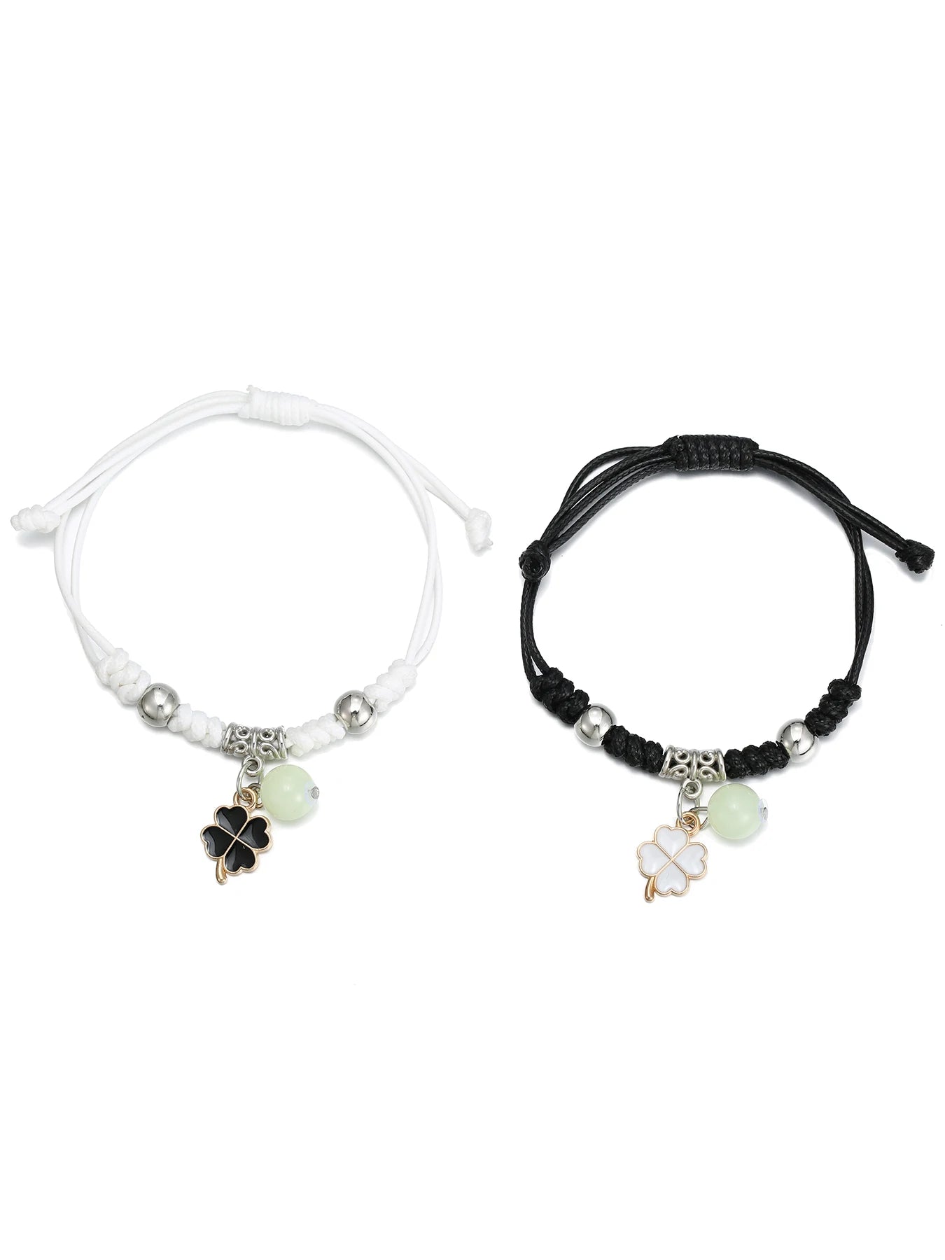 2 Pcs of Cute Cartoon Pattern Luminous Bracelets for Lovers