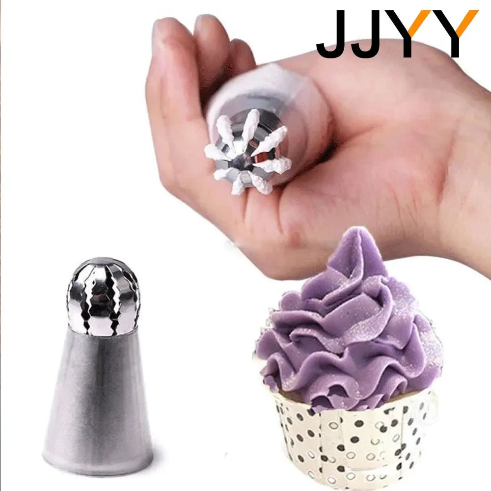 JJYY 1Set(3Pcs) Stainless Steel Piping Tip Set