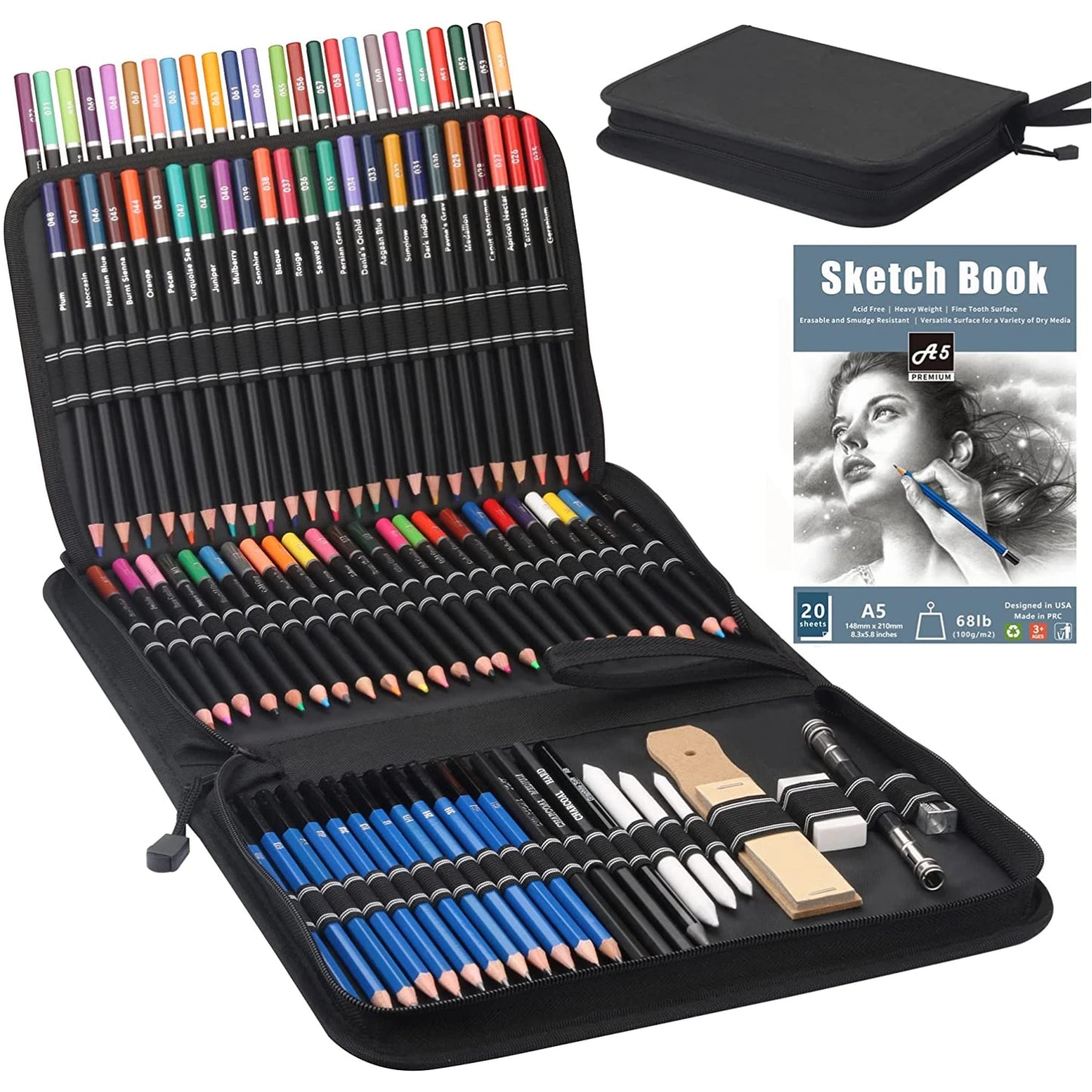 28/54/72/96/144 Pcs Drawing Sketching Coloring Set