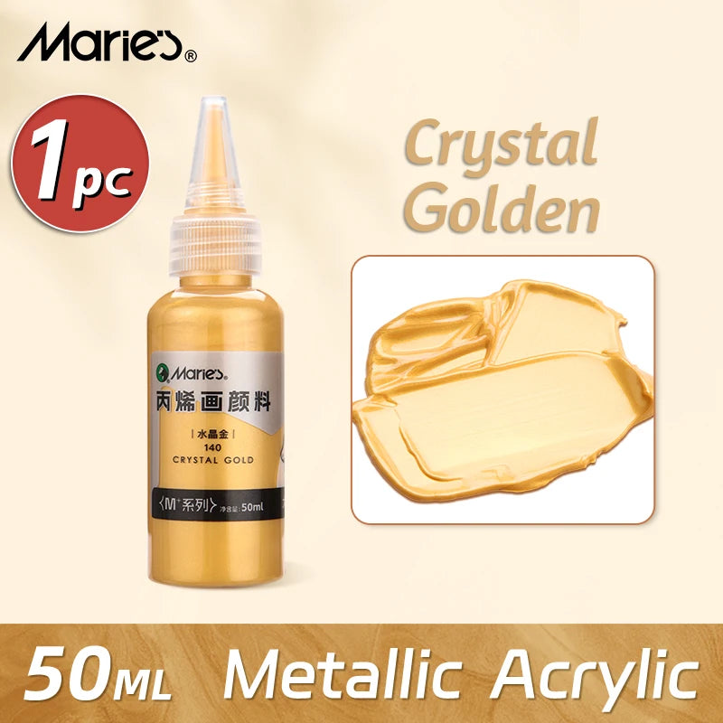 50ml Marie's Metallic Acrylic Paint