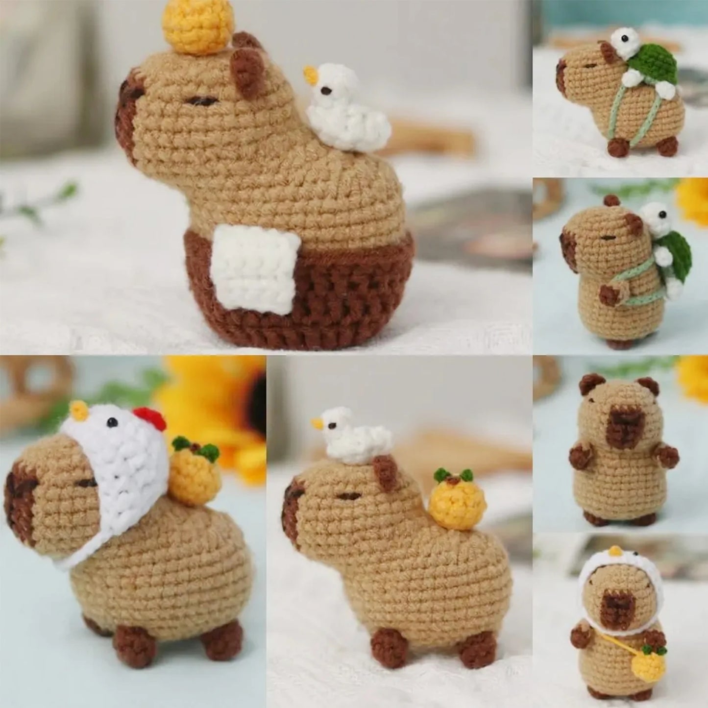 Capybara crochet Kit