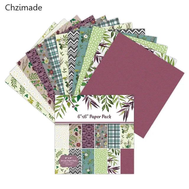 Lychee Life Flower Scrapbooking Paper