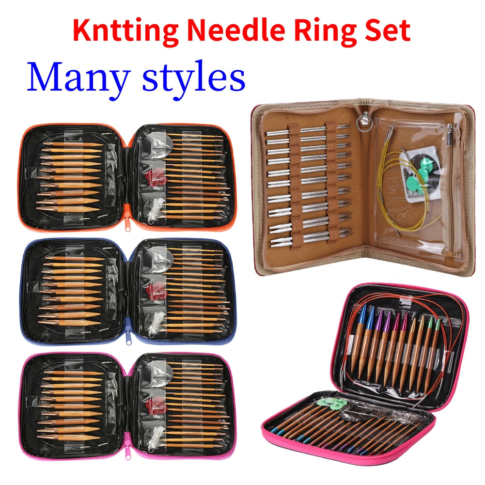 Bamboo Circular Knitting Needles Set