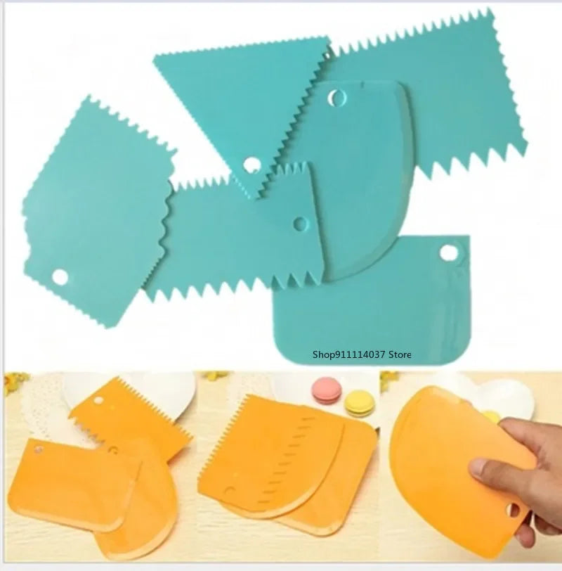 6PCS Pottery Plastic Scraper Tools