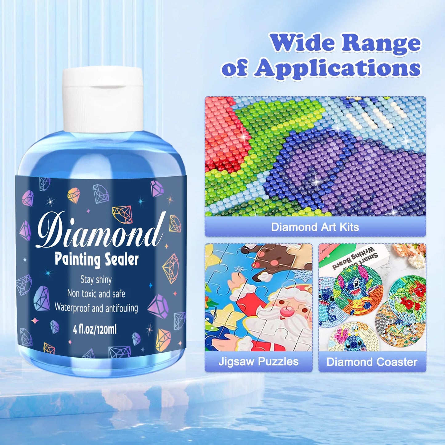 240ml/120ml Diamond Painting Sealer