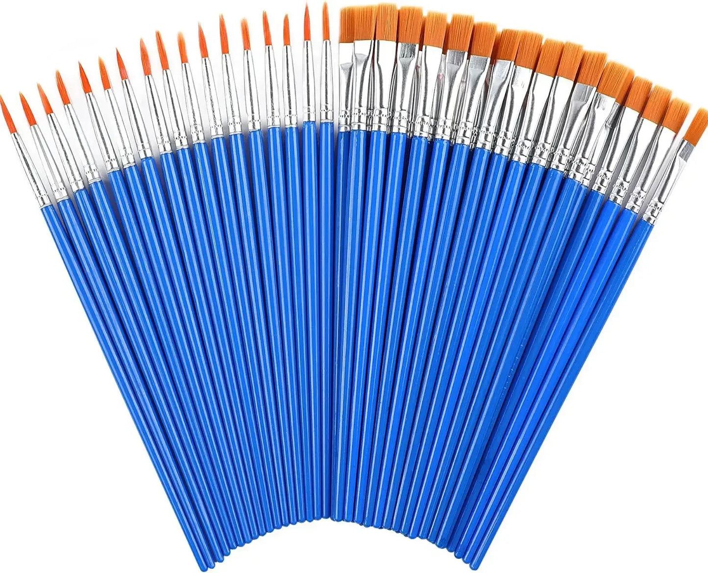 5-200pcs Paint Brushes Set for Kids Acrylic