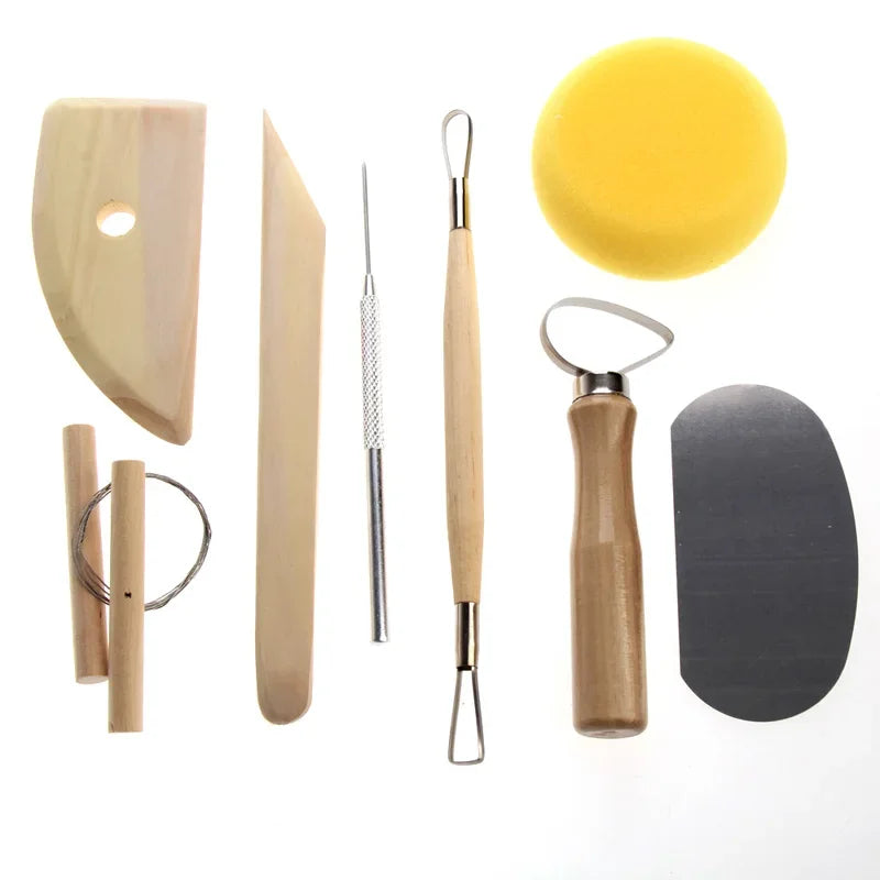 8 Piece Clay Ceramics Molding Tools Set