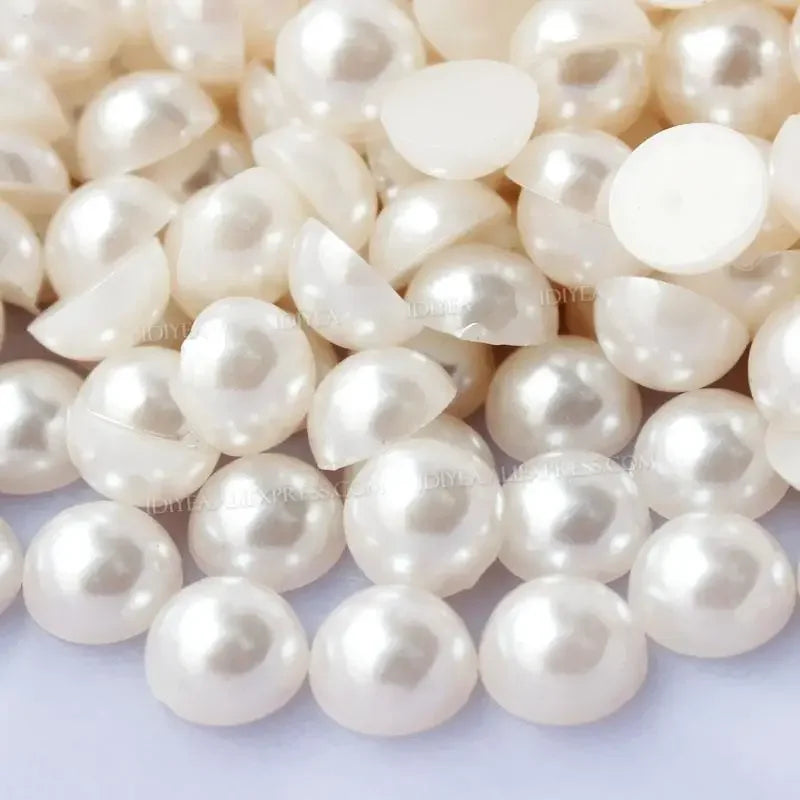 New White Ivory Beige 2/3/4/6/8/10mm-25mm