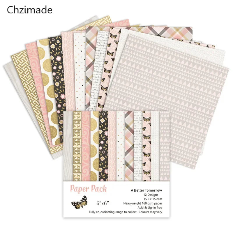 Lychee Life Flower Scrapbooking Paper