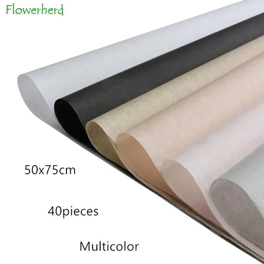 40pcs/lot 50x75cm Tissue Paper Clothing Packing