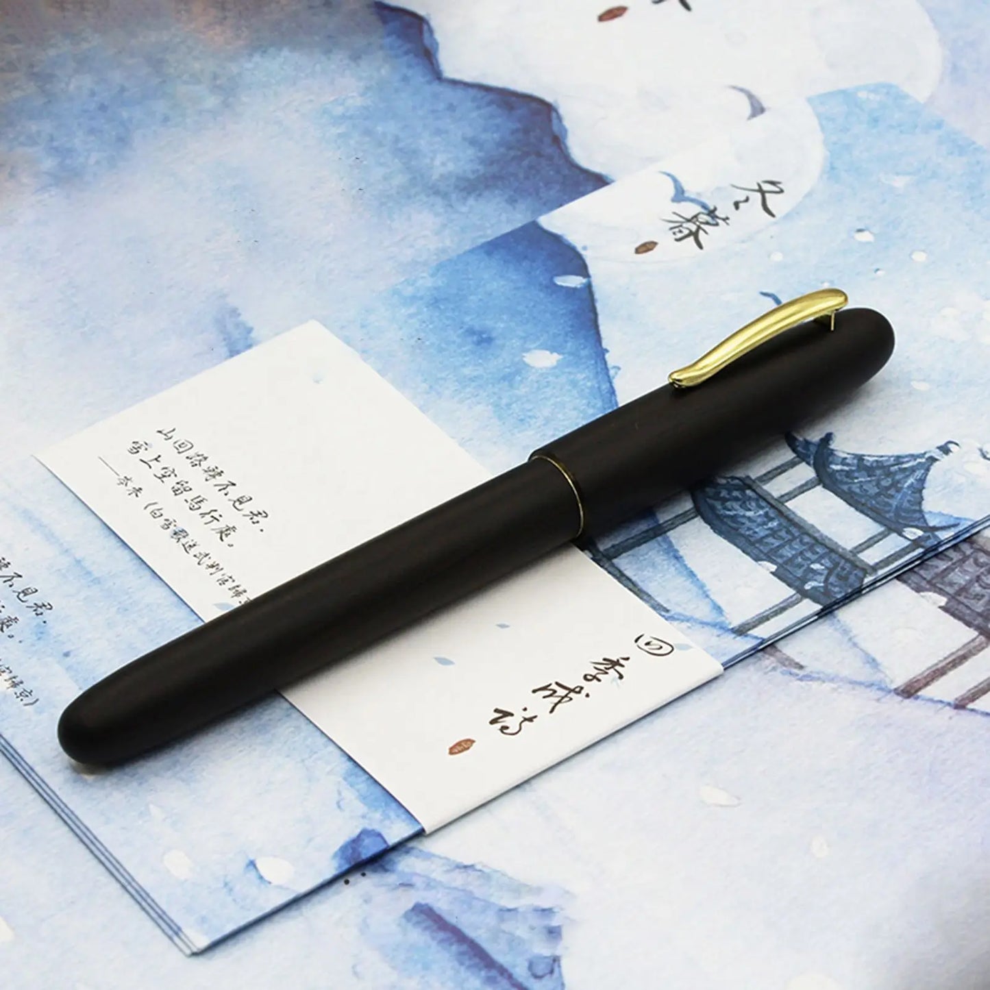 New Retro Chinese Style Brass Pen Calligraphy