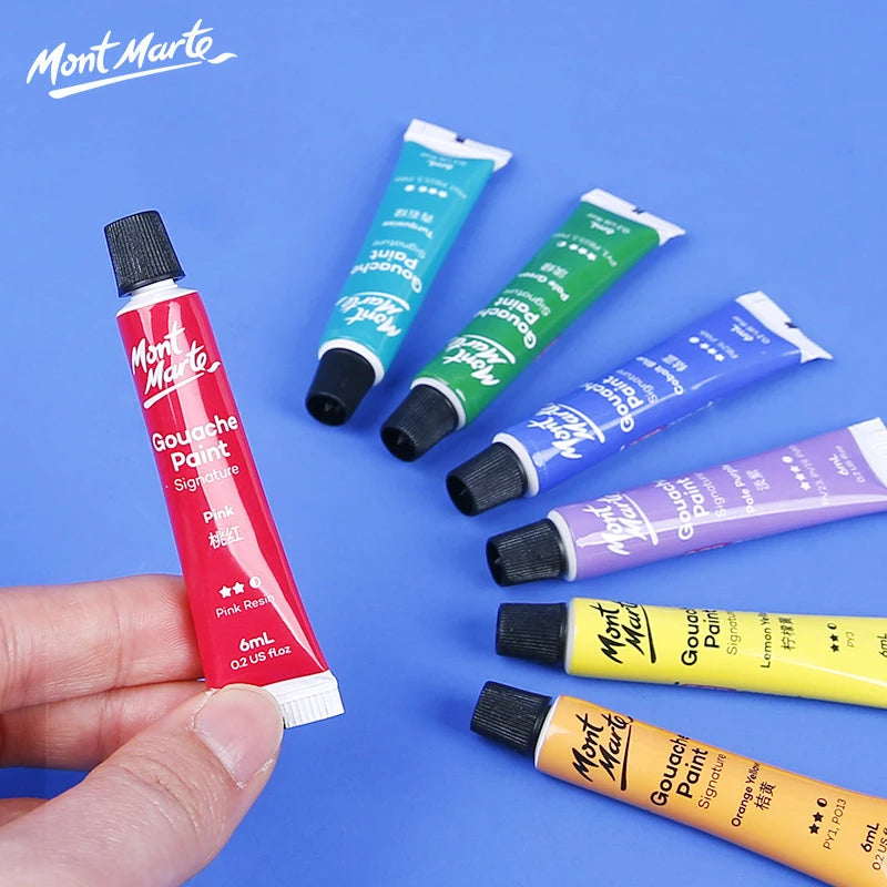 Mont Marte Gouache Paint Set 12/18/24 Colors