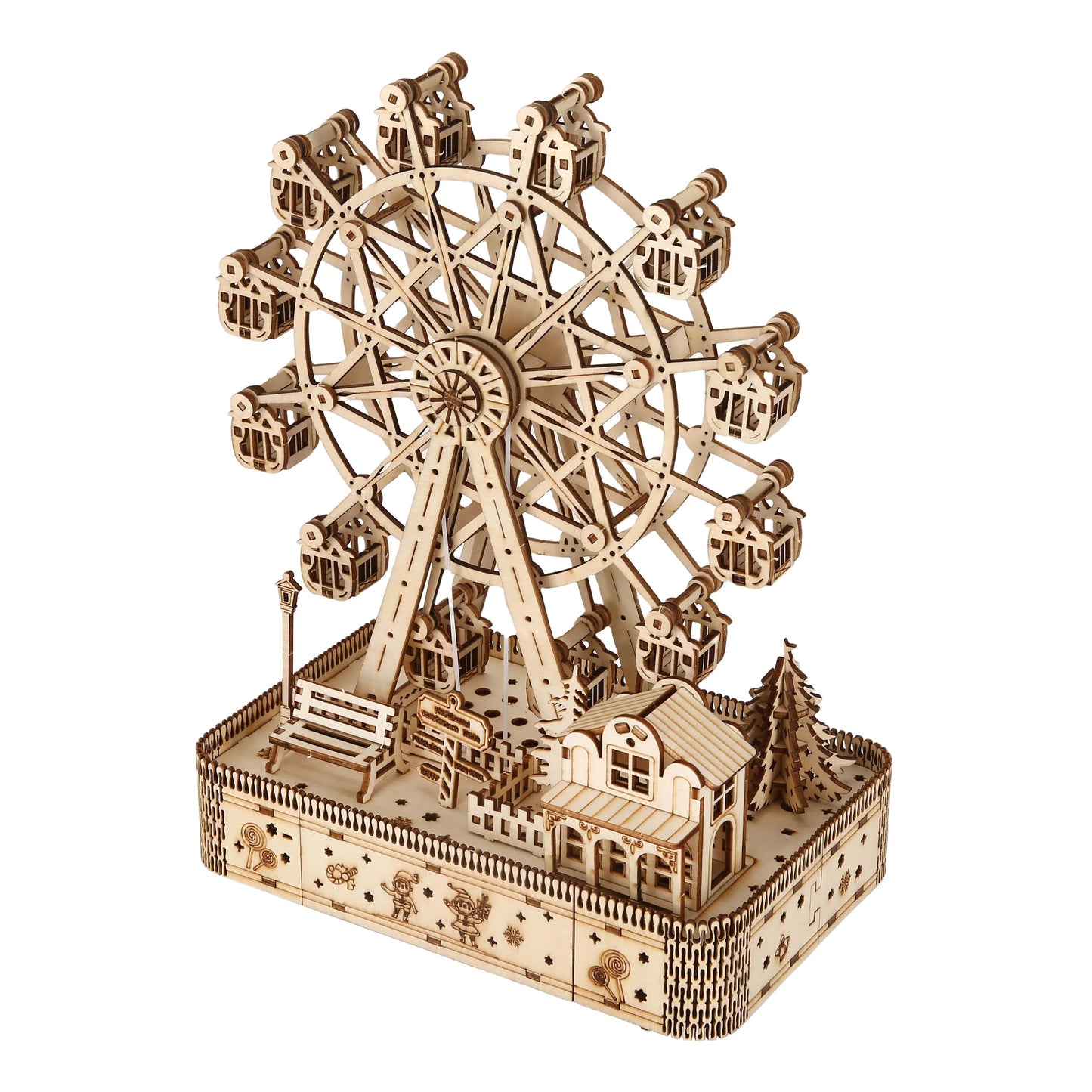 ferris wheel Model DIY 3D Wooden Puzzle