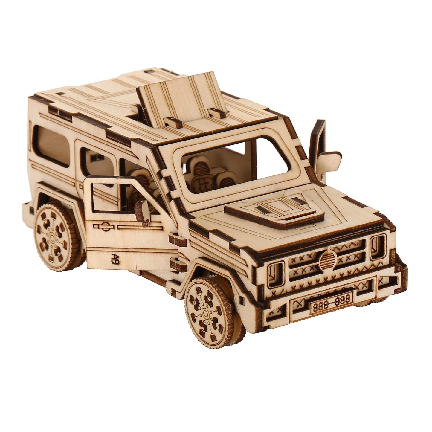 SUV Model DIY 3D Wooden Puzzle