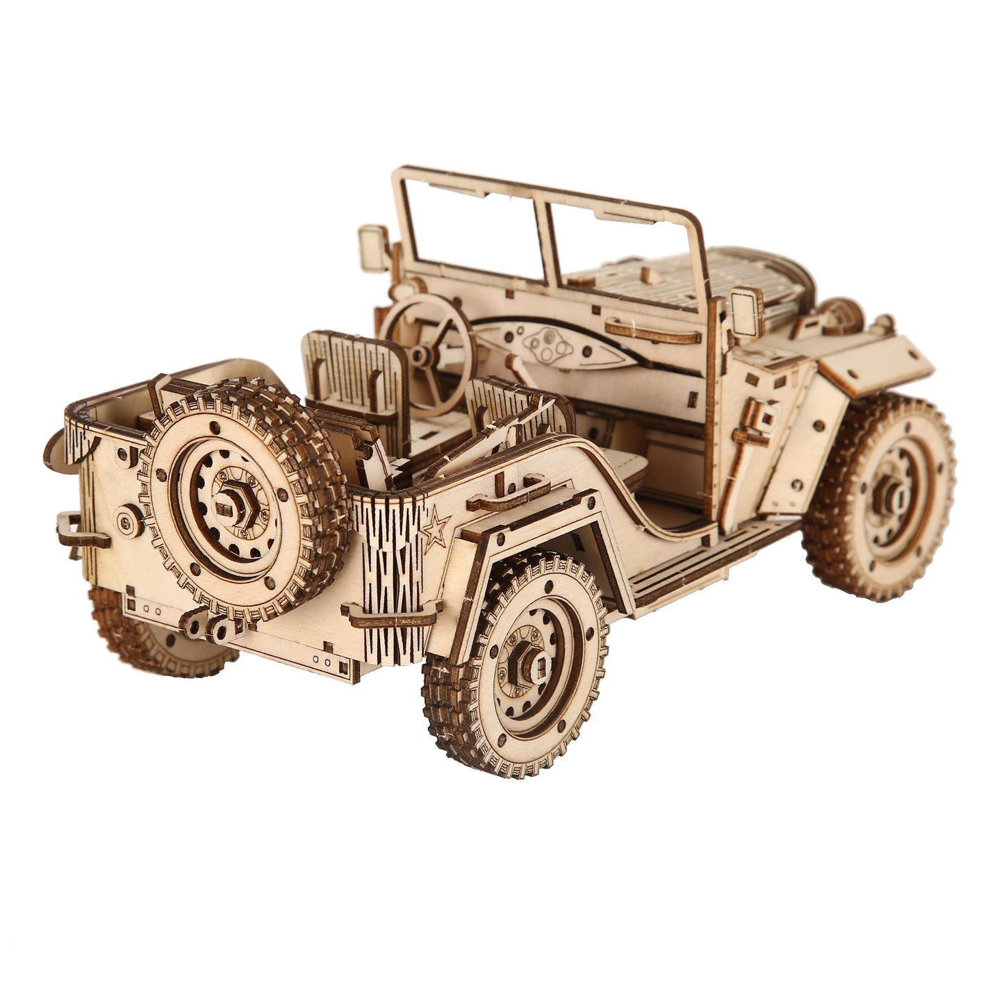 jeep Model DIY 3D Wooden Puzzle