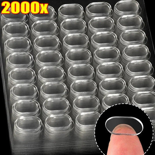 100-2000PCS Clear Gel Glue Pads Double-sided Adhesive Dots