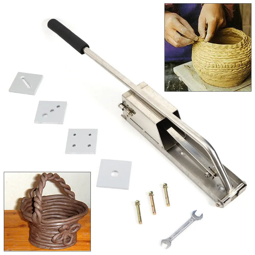 4-Layer Stainless Steel Soft Clay Extruder Mud Clay Tool