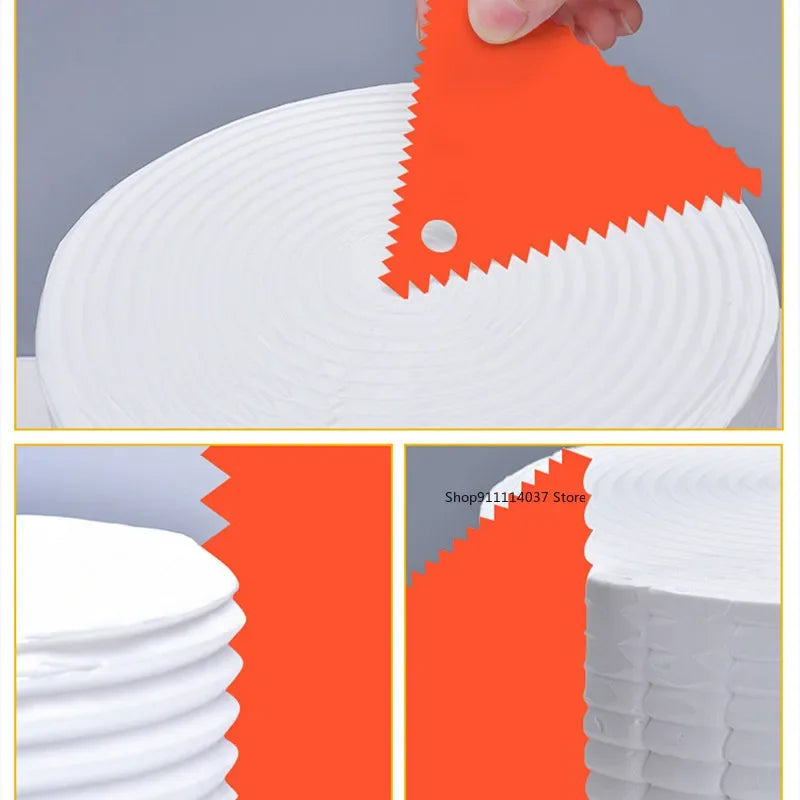 6PCS Pottery Plastic Scraper Tools