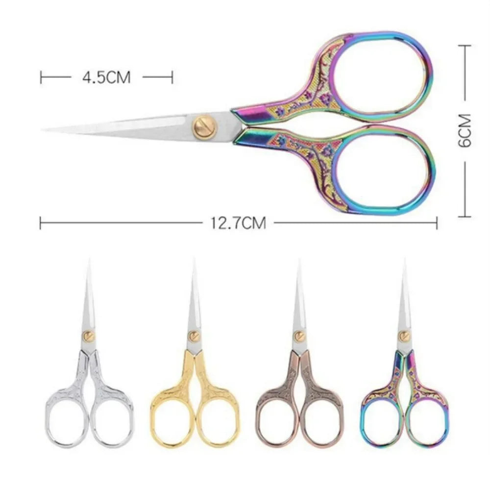 Retro style sharp embroidery scissors Pointed