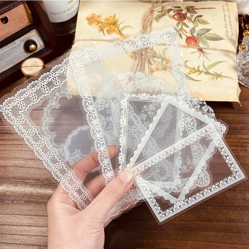 Panalisacraft10pcs/Pack Circle Frame Lace Material