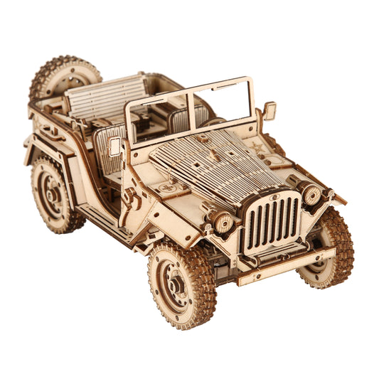 jeep Model DIY 3D Wooden Puzzle