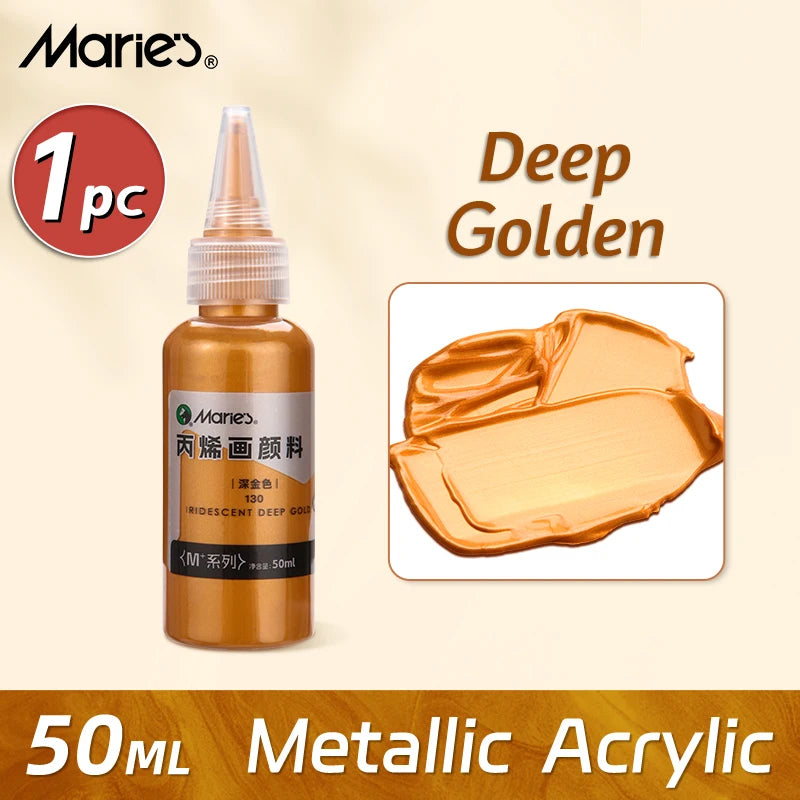 50ml Marie's Metallic Acrylic Paint