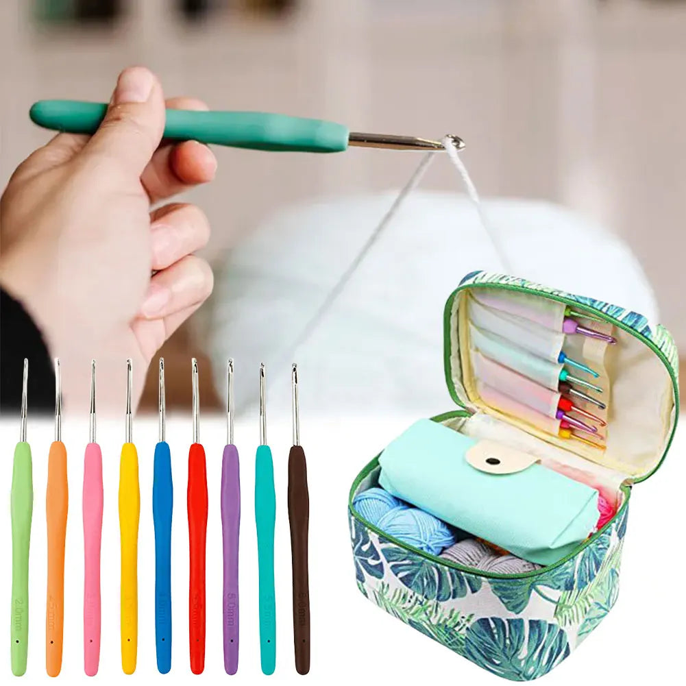 87Pcs Crochet Hooks Kit