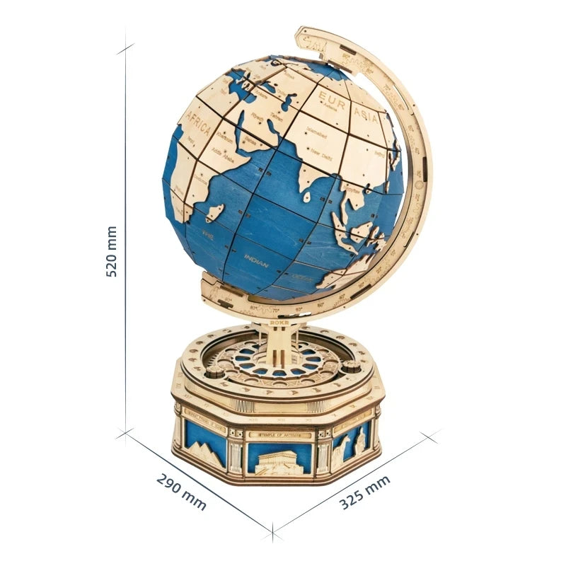 Robotime 3D Globe Wooden Puzzle 567pcs