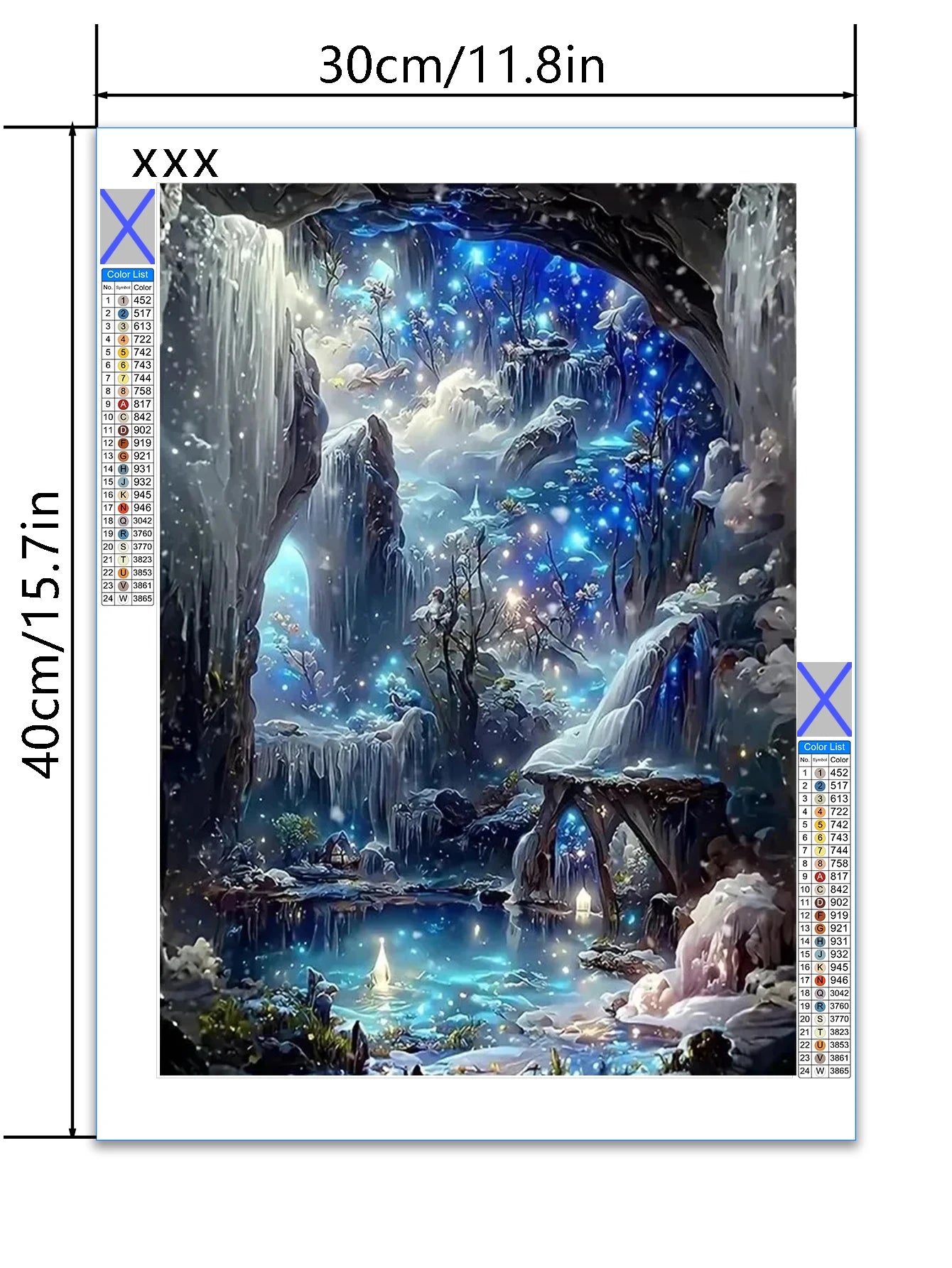 1 piece Starry Falls DIY diamond painting