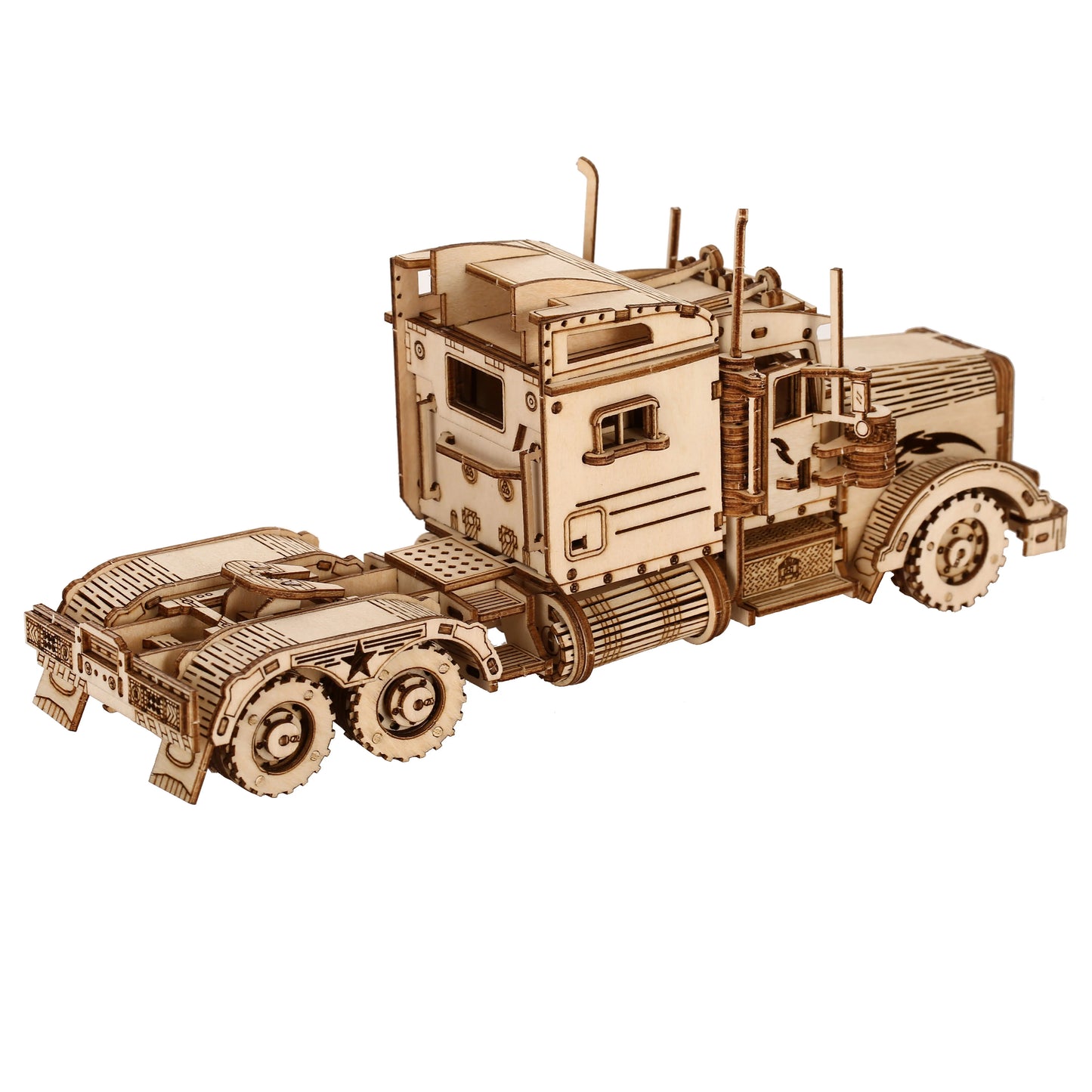 Truck Model DIY 3D Wooden Puzzle