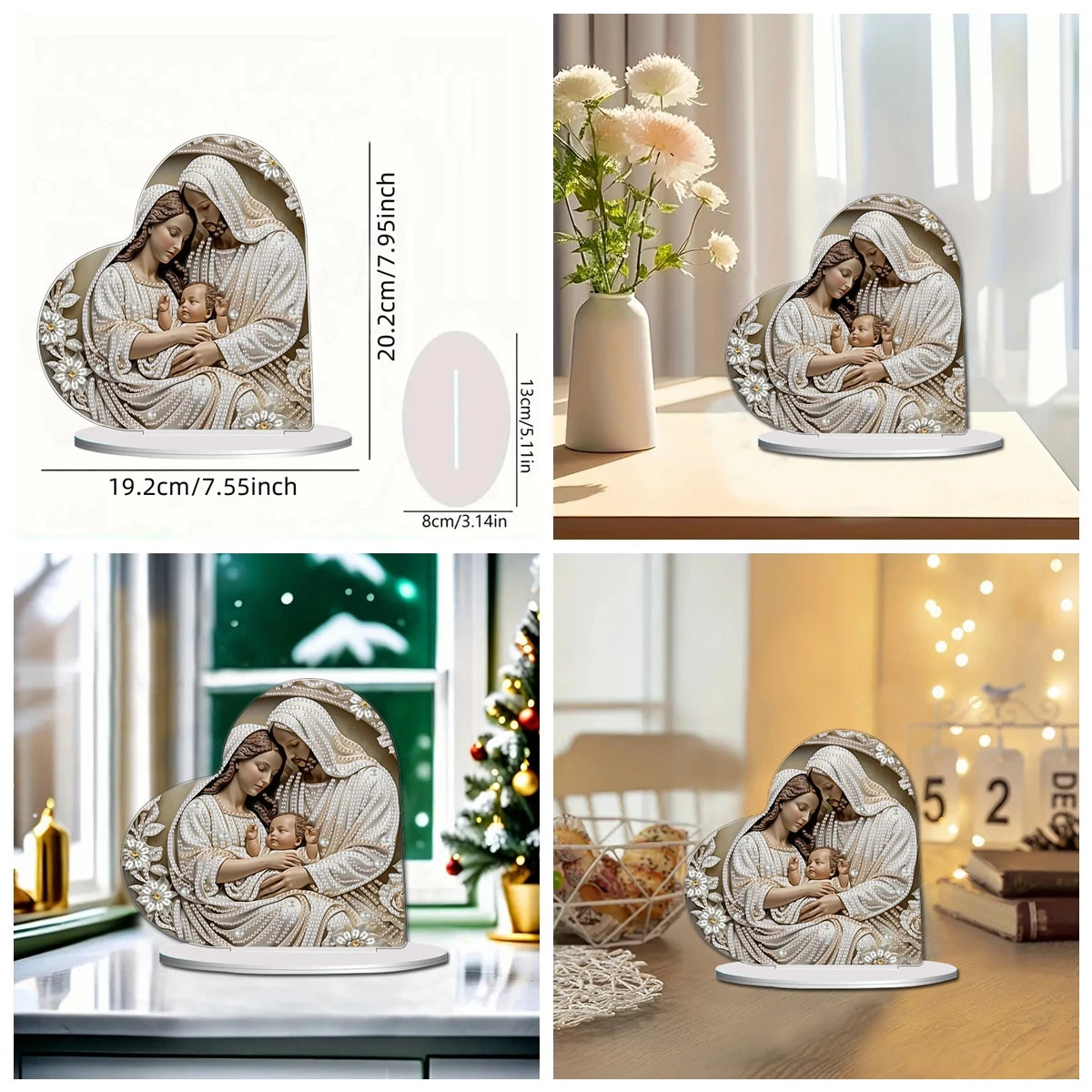 1pc/set DIY Angel Diamond Art Table Top Decoration