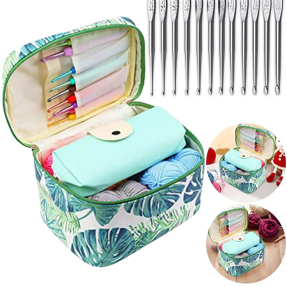 87Pcs Crochet Hooks Kit