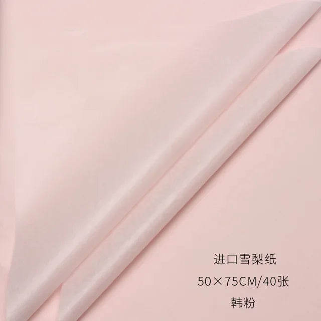 40pcs/lot 50x75cm DIY Tissue Paper Clothing Packing