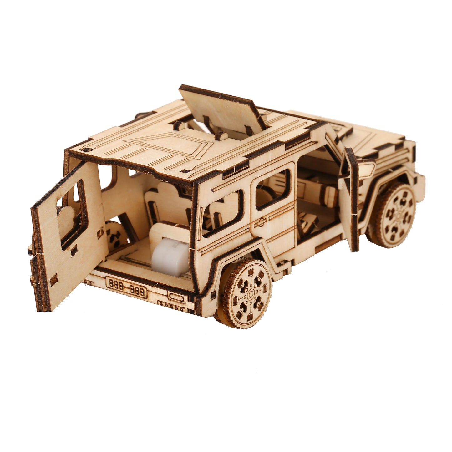 SUV Model DIY 3D Wooden Puzzle