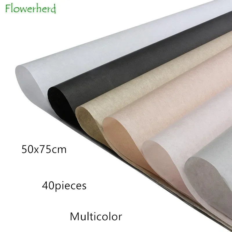 40pcs/lot 50x75cm DIY Tissue Paper Clothing Packing