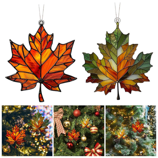 Artificial Acrylic 2D Maple Leaf