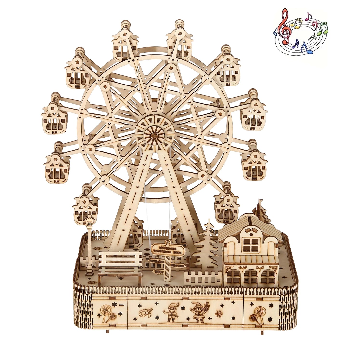 ferris wheel Model DIY 3D Wooden Puzzle