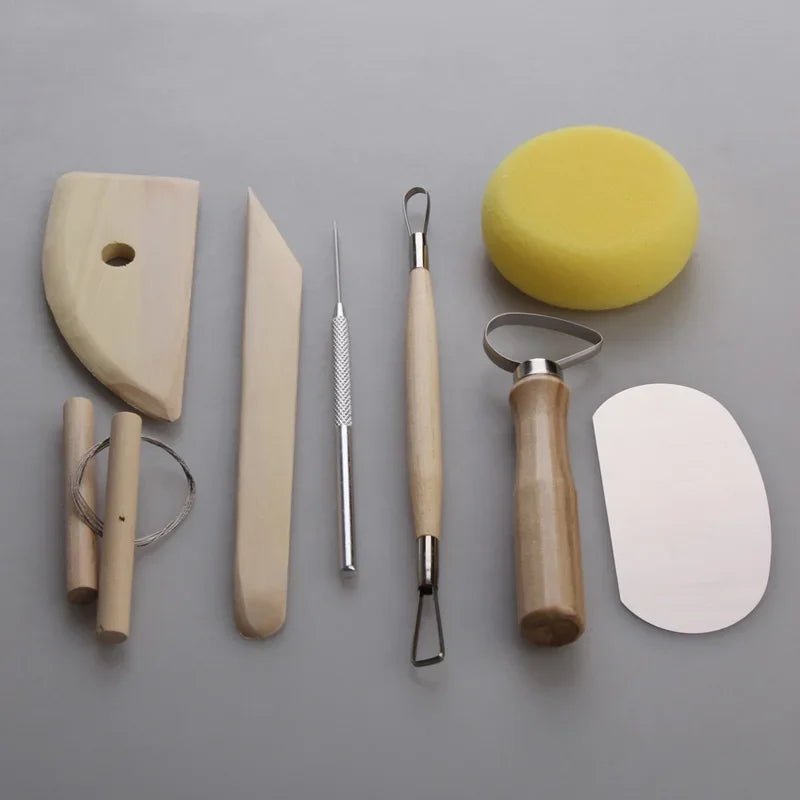 8 Piece Clay Ceramics Molding Tools Set