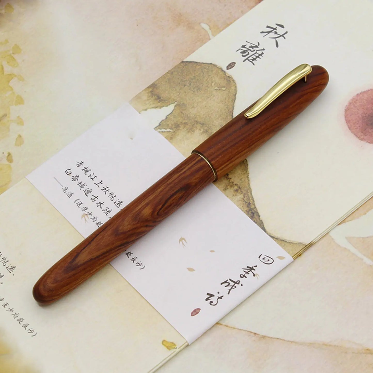 New Retro Chinese Style Brass Pen Calligraphy