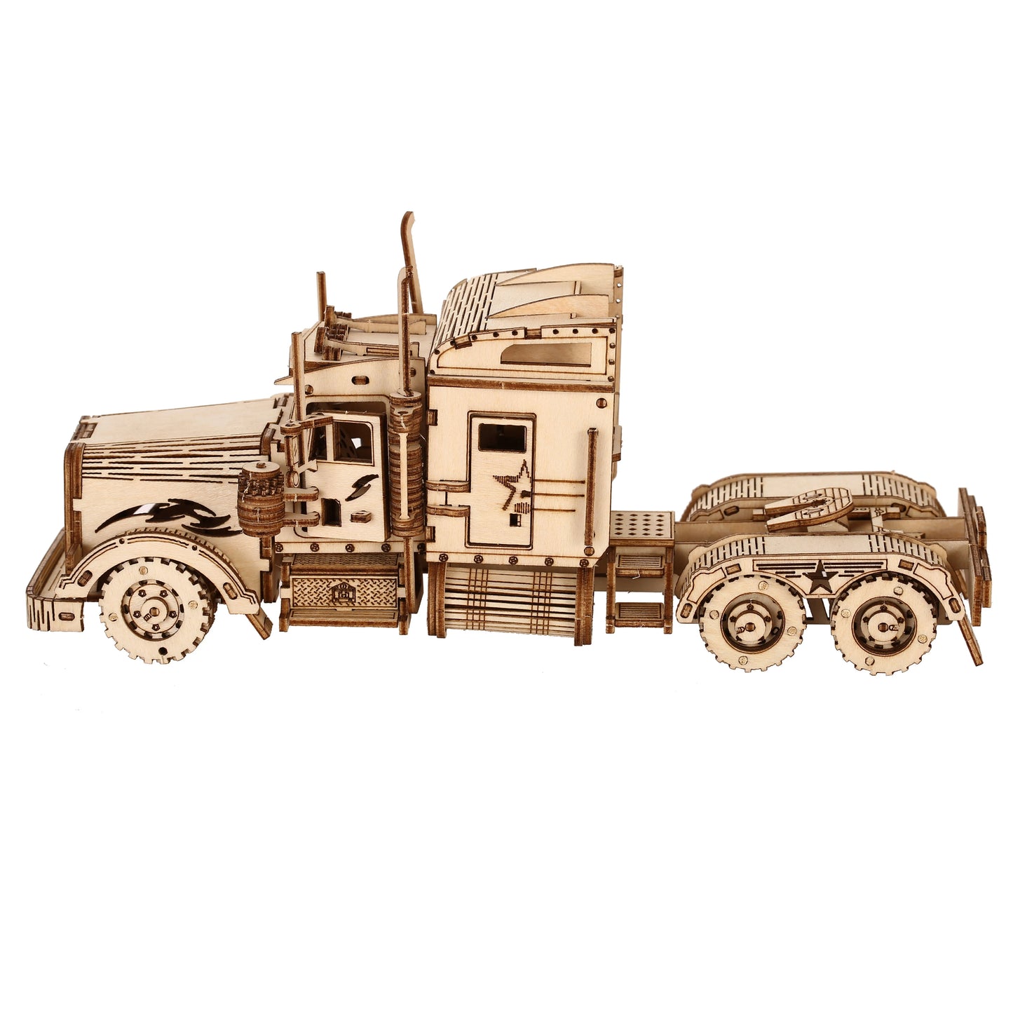 Truck Model DIY 3D Wooden Puzzle